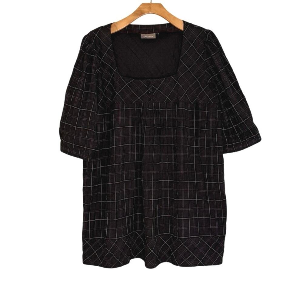 Ikebana plaid Tunic dress size large